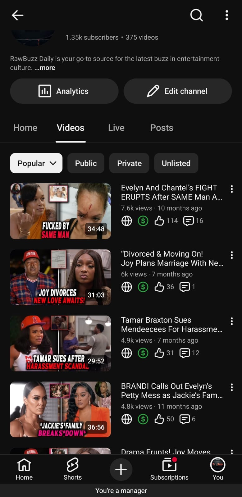 RawBuzz USA screenshot
